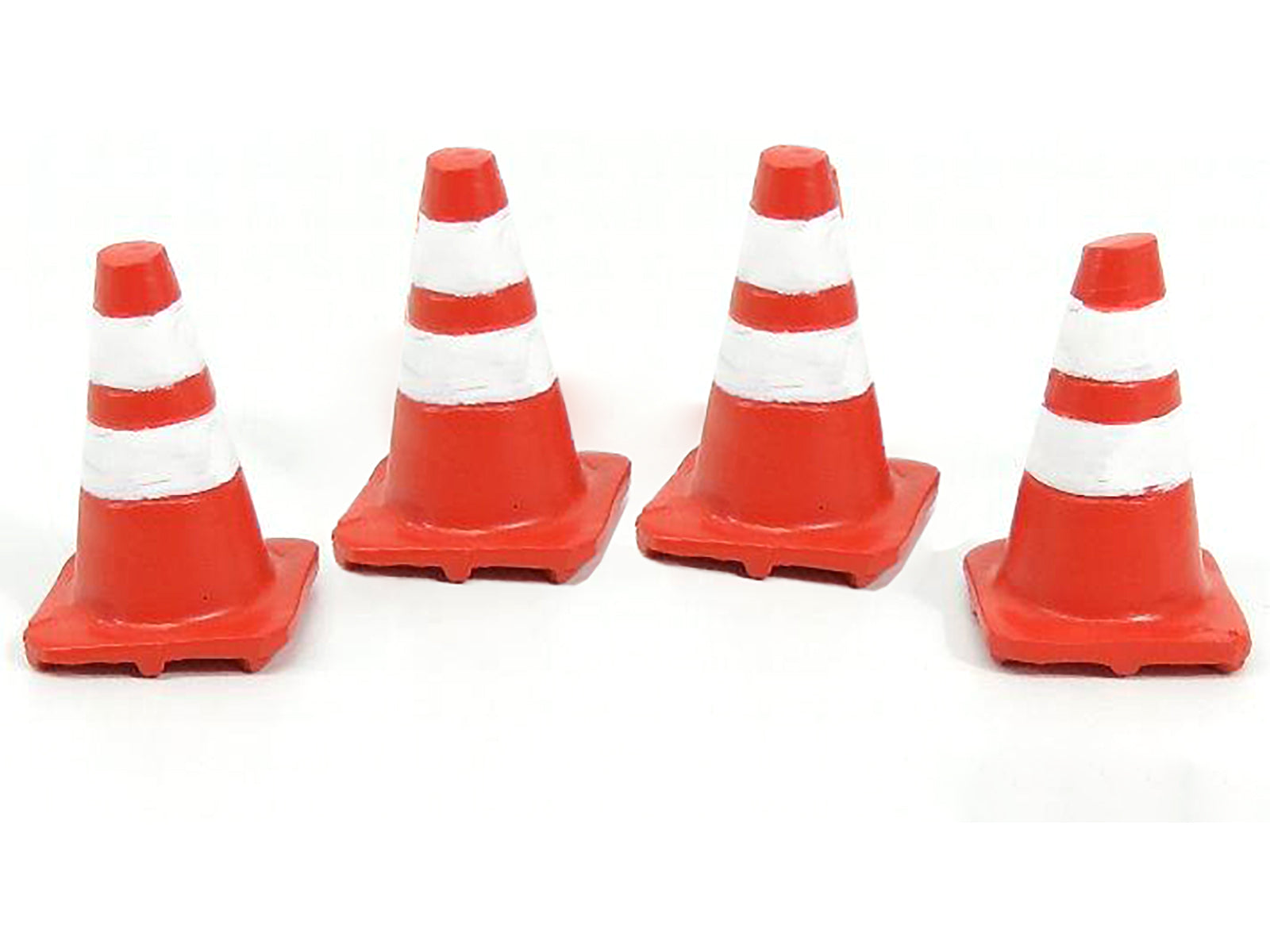 Traffic Cones Set of 4 Accessory For 1:24 Models by American Diorama - image 2