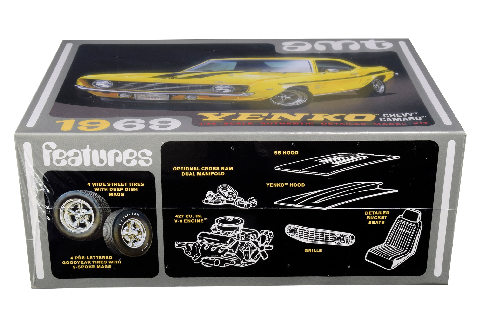 Skill 2 Model Kit 1969 Chevrolet Camaro Yenko 1/25 Scale Model by AMT - image 2