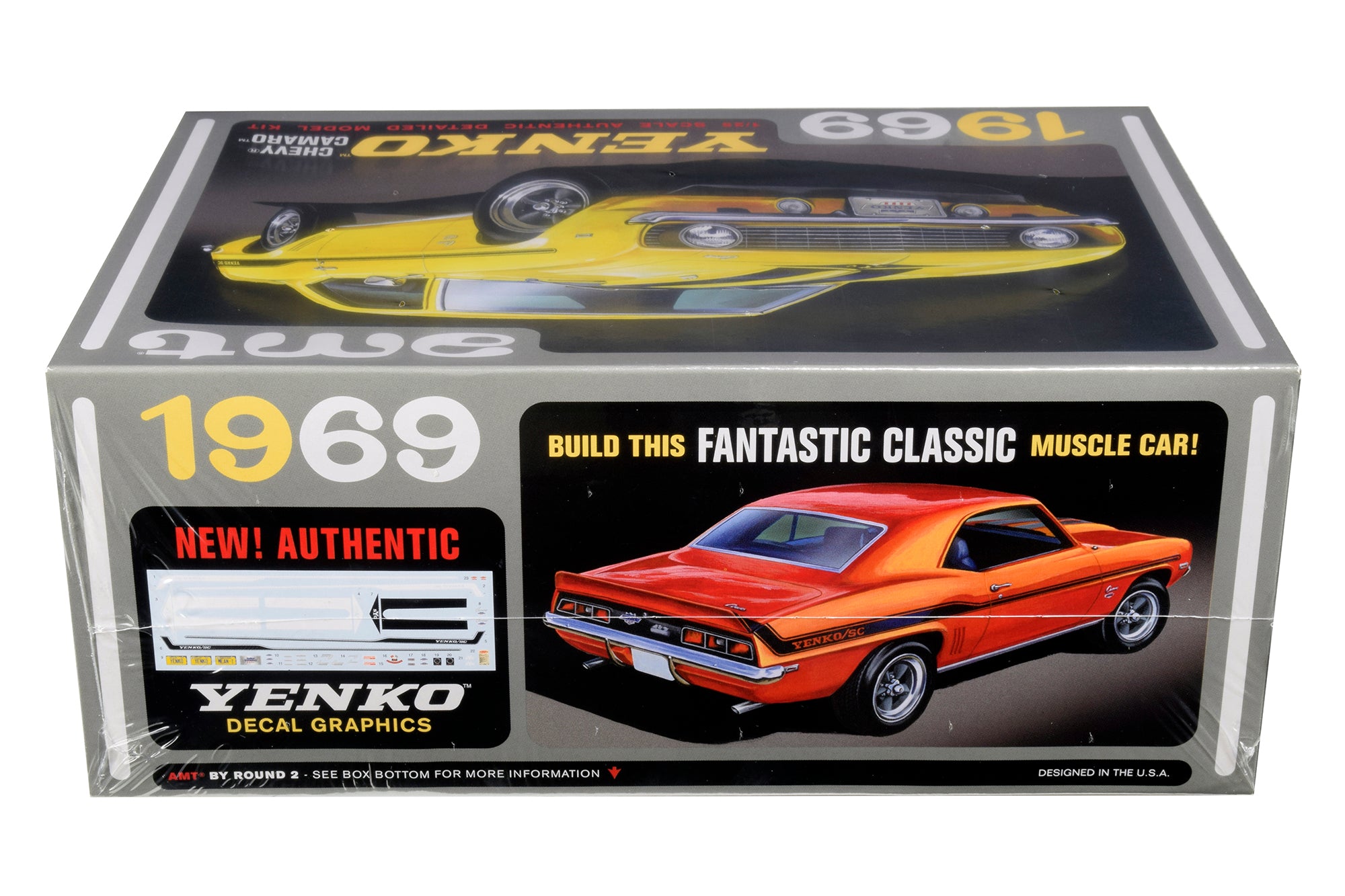 Skill 2 Model Kit 1969 Chevrolet Camaro Yenko 1/25 Scale Model by AMT - image 3
