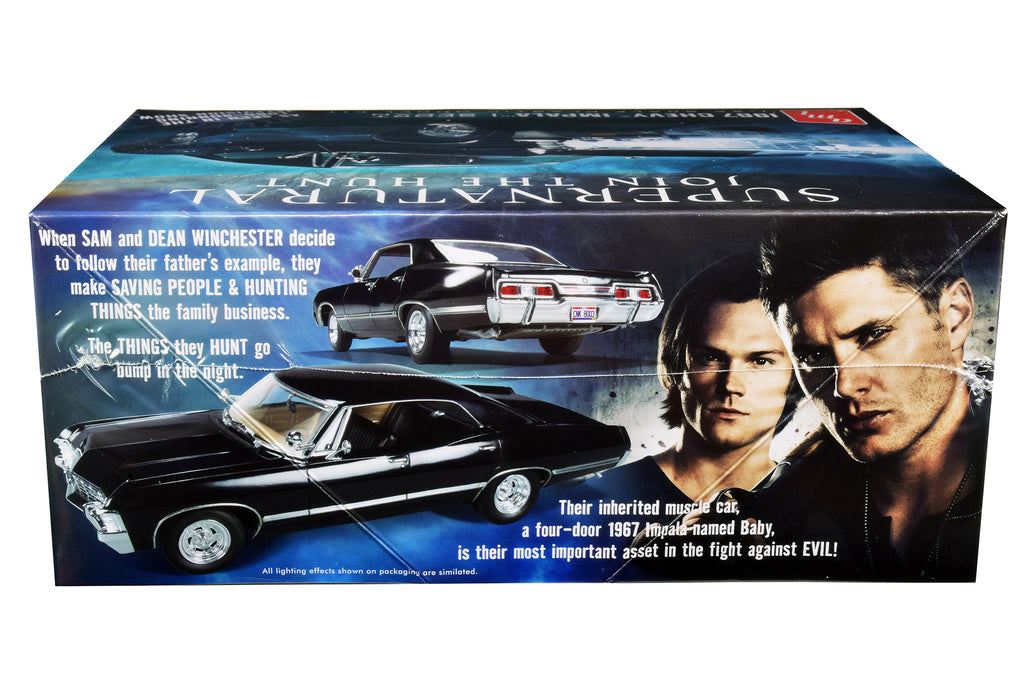 Skill 2 Model Kit 1967 Chevrolet Impala Sport Sedan "Supernatural" (2005) TV Series 1/25 Scale Model by AMT - image 2