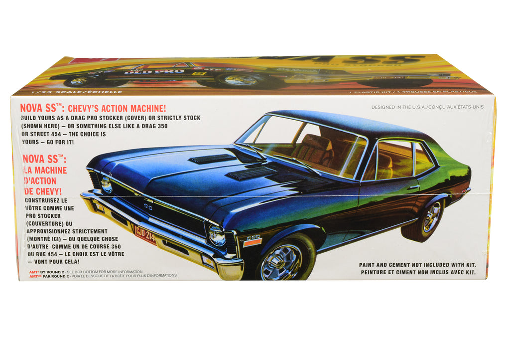 Skill 2 Model Kit 1972 Chevrolet Nova SS "Pro Stocker" 1/25 Scale Model by AMT - image 3