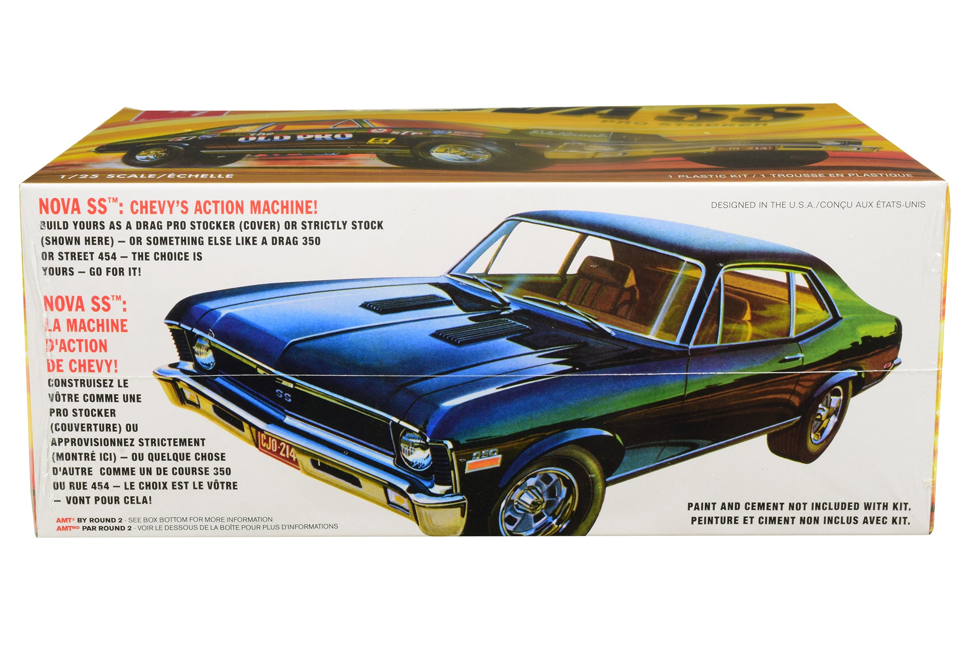 Skill 2 Model Kit 1972 Chevrolet Nova SS "Pro Stocker" 1/25 Scale Model by AMT - image 3