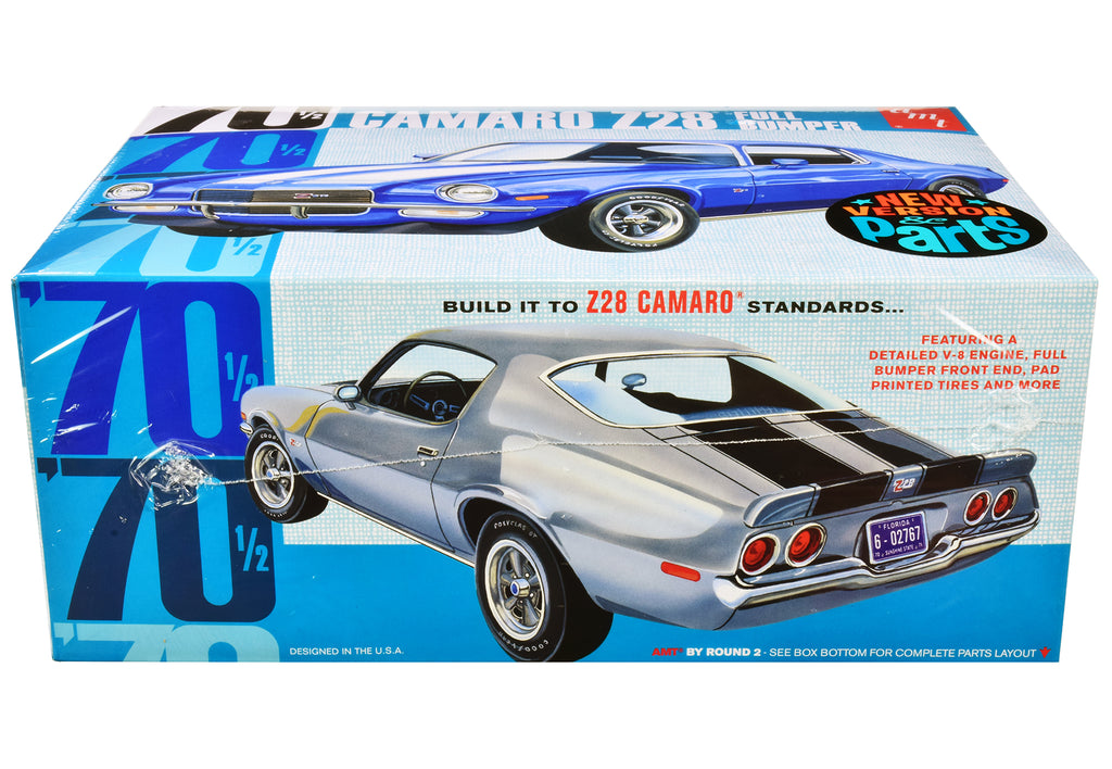 Skill 2 Model Kit 1970 1/2 Chevrolet Camaro Z28 "Full Bumper" 1/25 Scale Model by AMT - image 2