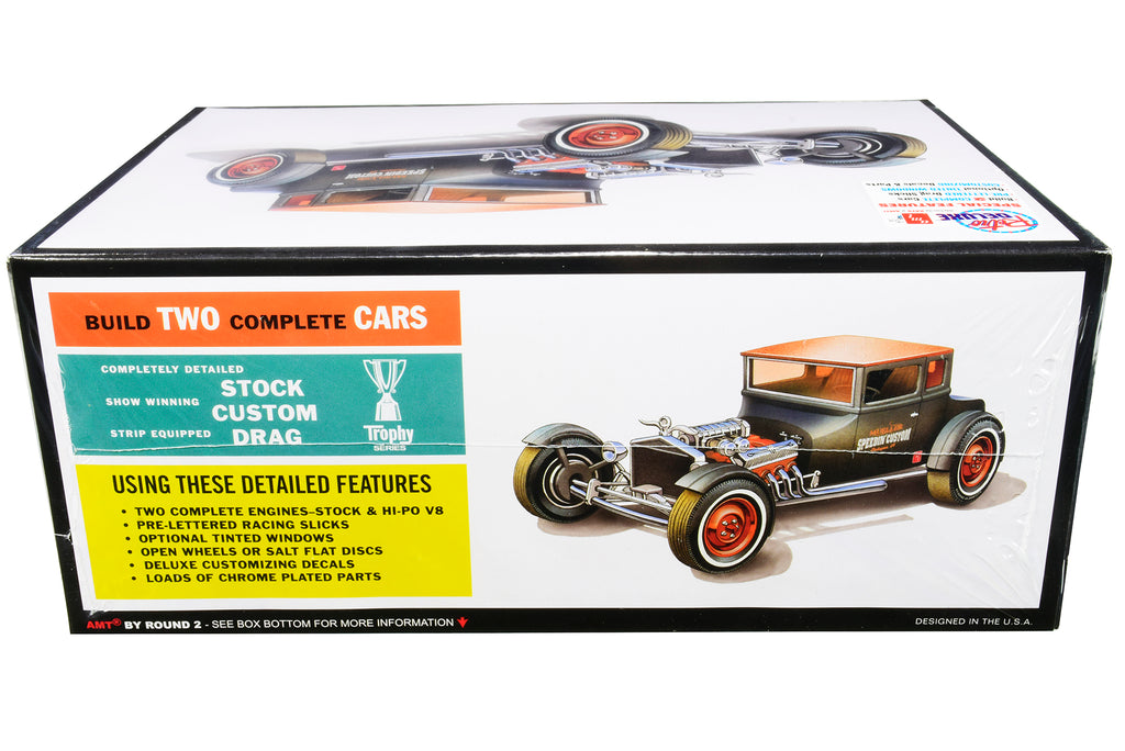 Skill 2 Model Kit 1925 Ford Model T "Chopped" Set of 2 pieces 1/25 Scale Model by AMT - image 2