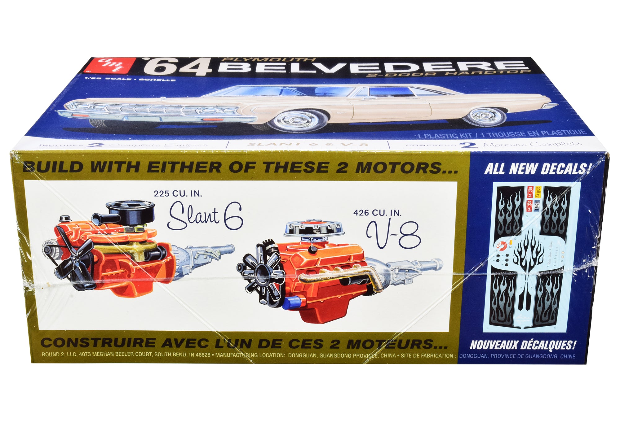 Skill 2 Model Kit 1964 Plymouth Belvedere Coupe Hardtop 1/25 Scale Model by AMT - image 2