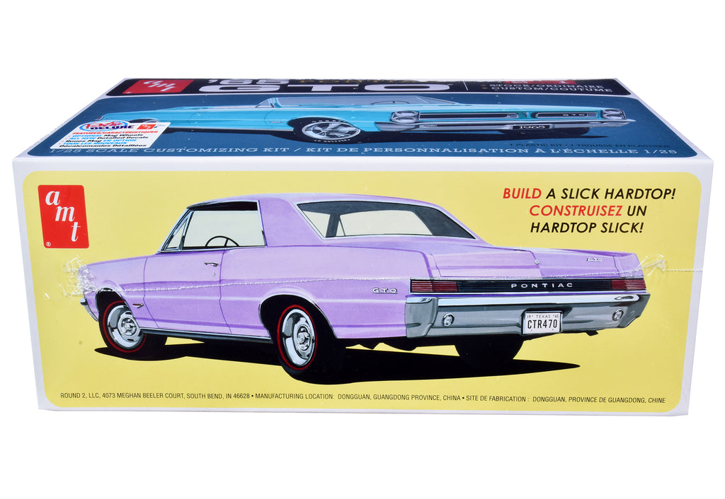 Skill 2 Model Kit 1965 Pontiac GTO 2-in-1 Kit 1/25 Scale Model by AMT - image 3