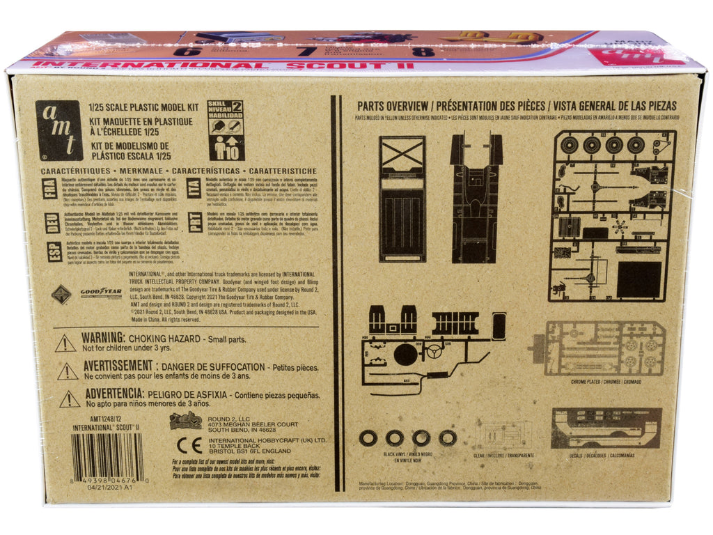 Skill 2 Model Kit IH International Harvester Scout II 1/25 Scale Model by AMT - image 4