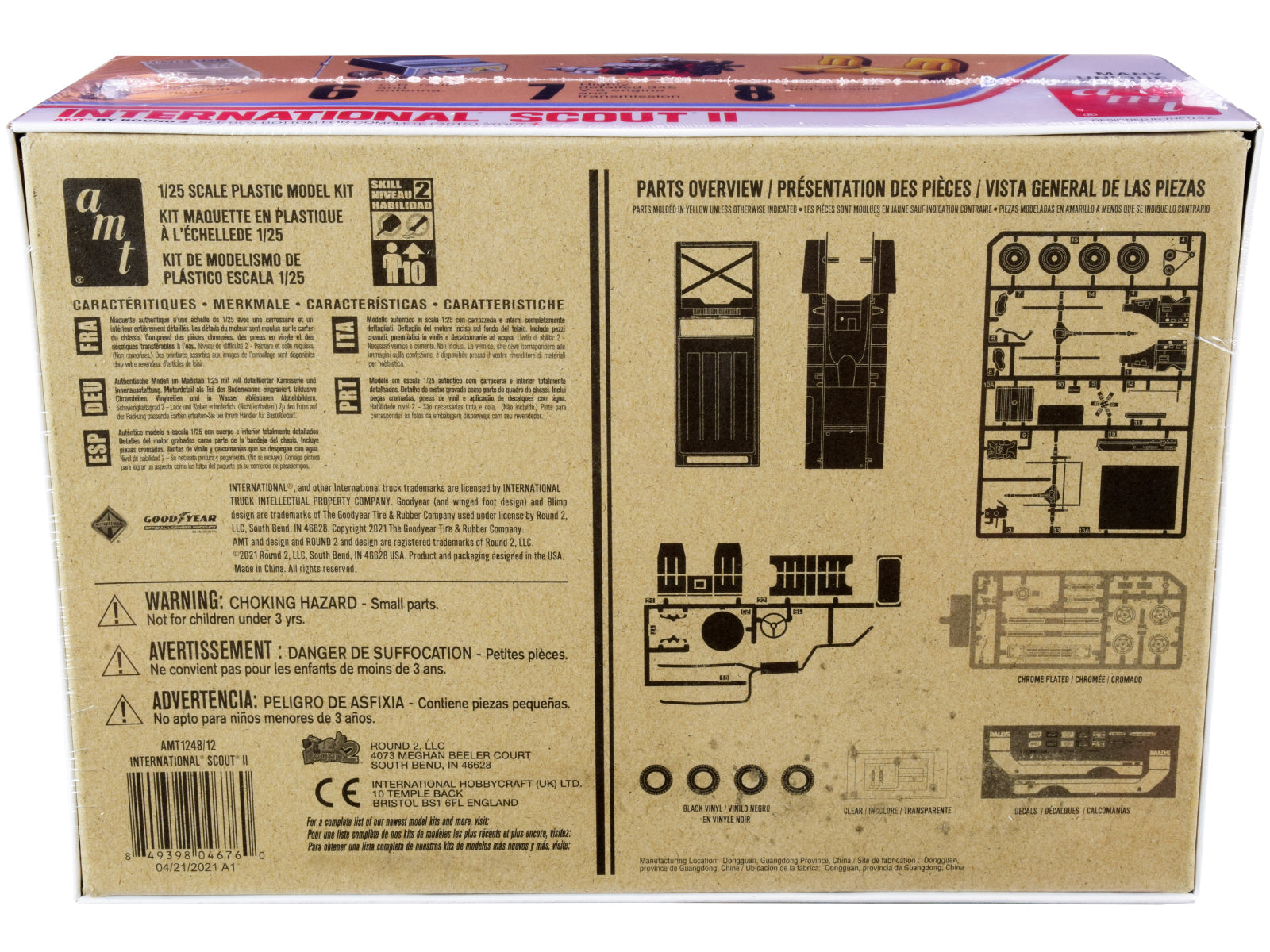 Skill 2 Model Kit IH International Harvester Scout II 1/25 Scale Model by AMT - image 4