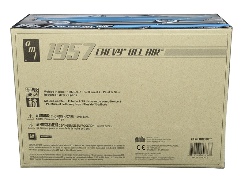 Skill 2 Model Kit 1957 Chevrolet Bel Air 1/25 Scale Model by AMT - image 4