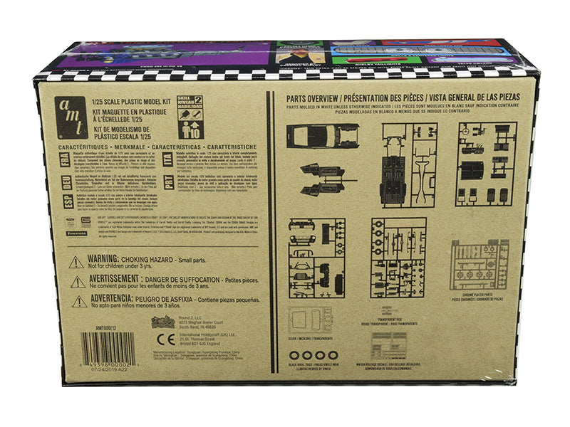 Skill 2 Model Kit 1967 Ford Mustang Shelby GT350 White 1/25 Scale Model by AMT - image 4
