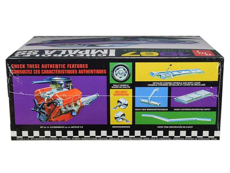 Skill 2 Model Kit 1967 Chevrolet Impala SS 1/25 Scale Model by AMT - image 2