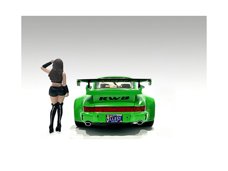 "Auto Salon Girls" Figure 2 for 1/18 Scale Models by American Diorama - image 2