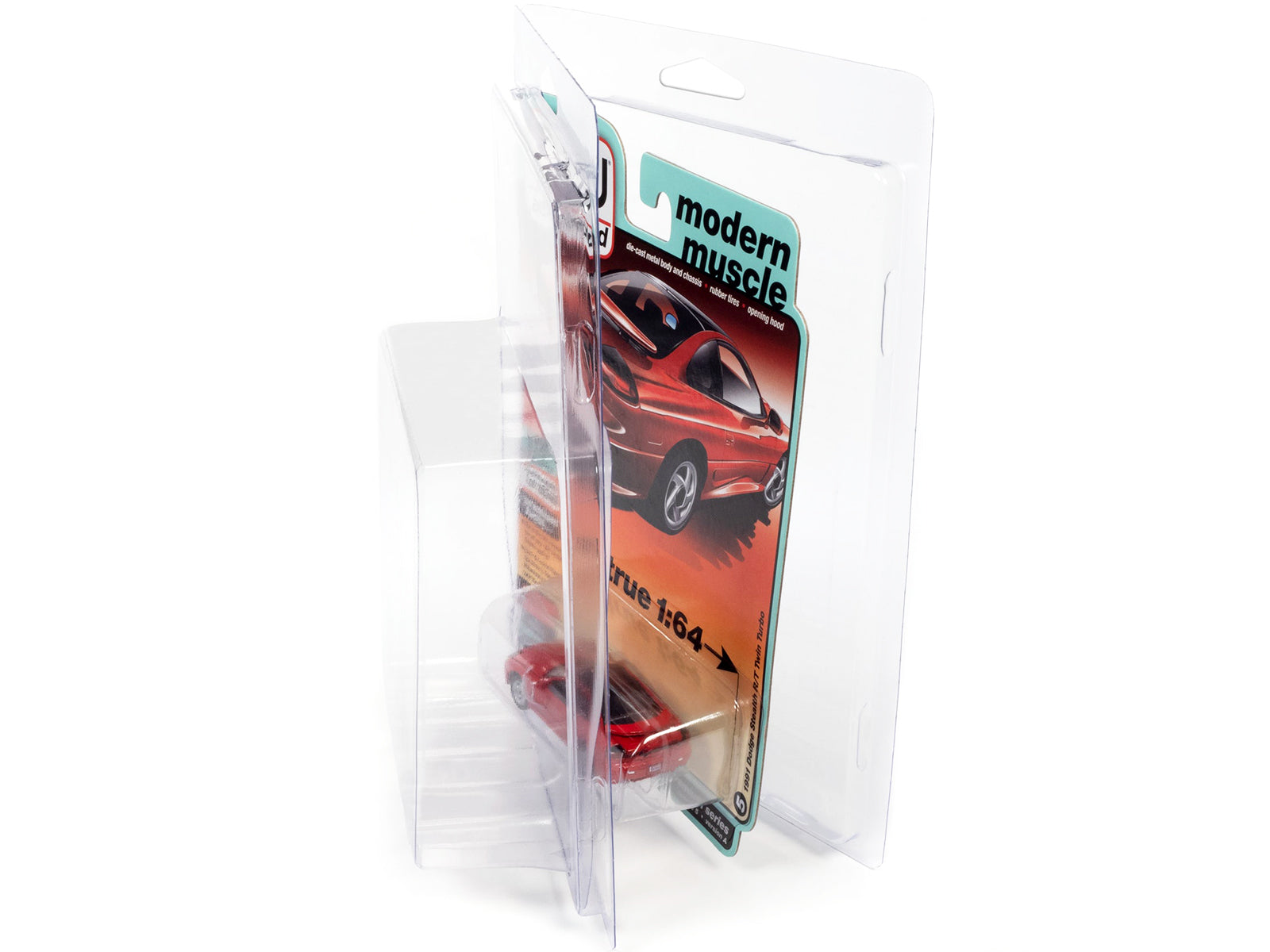 Standard Size 6 Blister Card Protectors for 1/64 Scale Blister Cards by Auto World - image 3