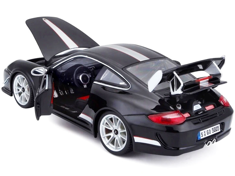 Porsche 911 GT3 RS 4.0 Black 1/18 Diecast Model Car by Bburago - image 4