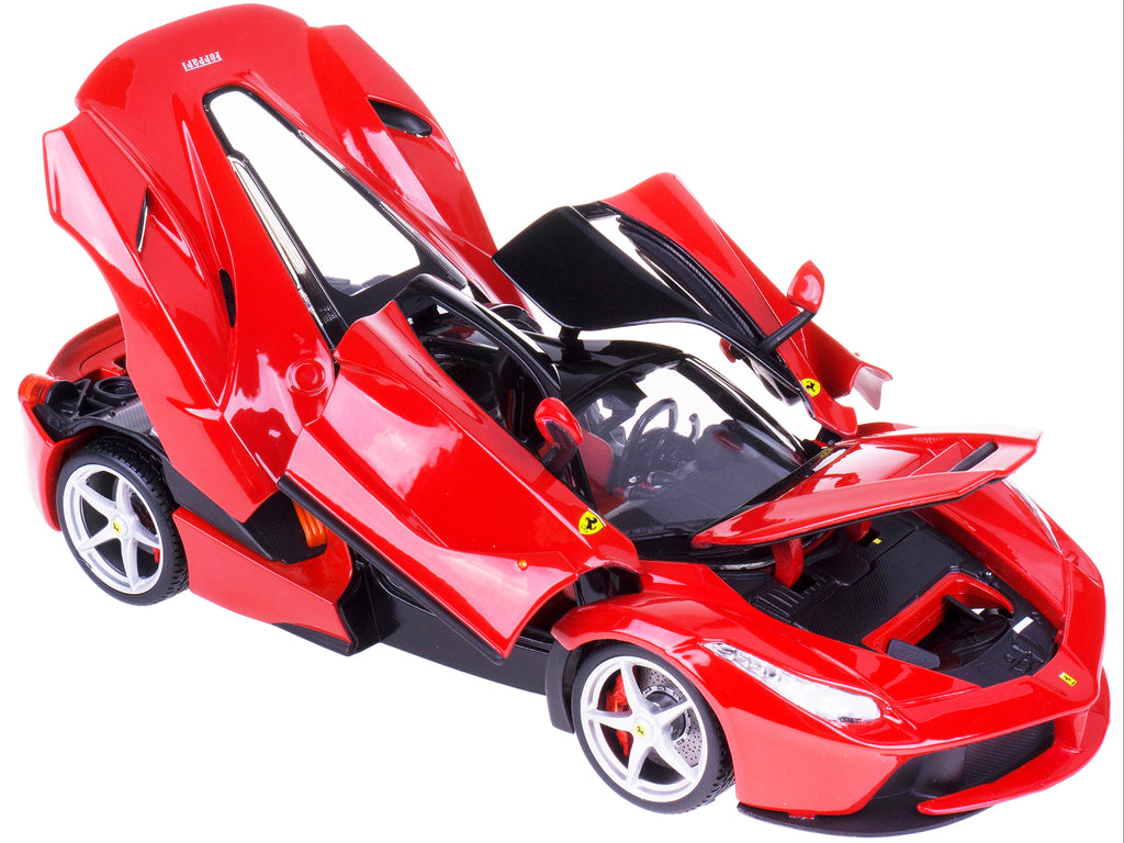 Ferrari LaFerrari F70 Red with Black Top "Signature Series" 1/18 Diecast Model Car by Bburago - image 2
