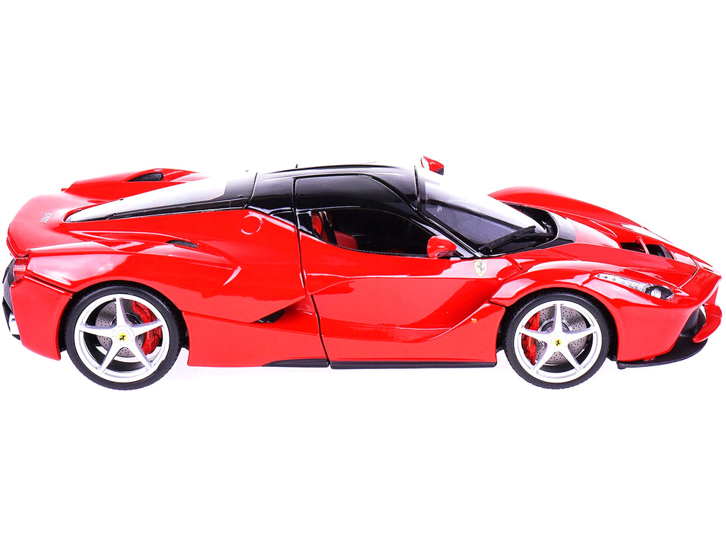 Ferrari LaFerrari F70 Red with Black Top "Signature Series" 1/18 Diecast Model Car by Bburago - image 3
