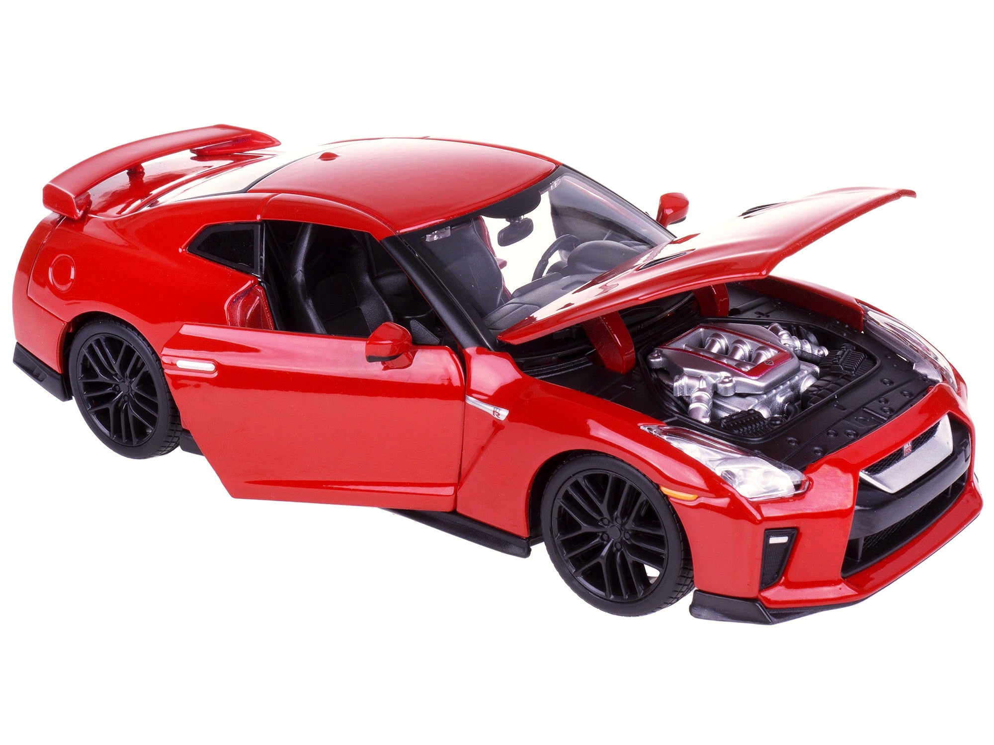 2017 Nissan GT-R R35 Red 1/24 Diecast Car Model by BBurago - image 2