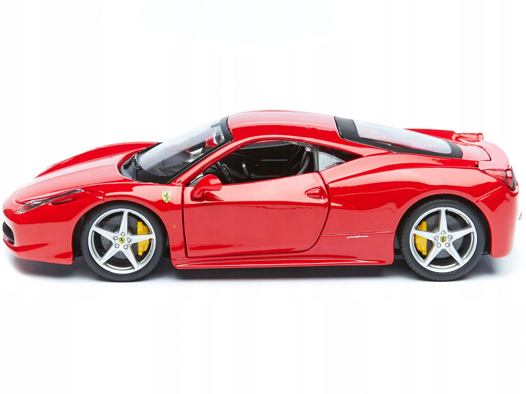 Ferrari 458 Italia Red 1/24 Diecast Model Car by Bburago - image 3