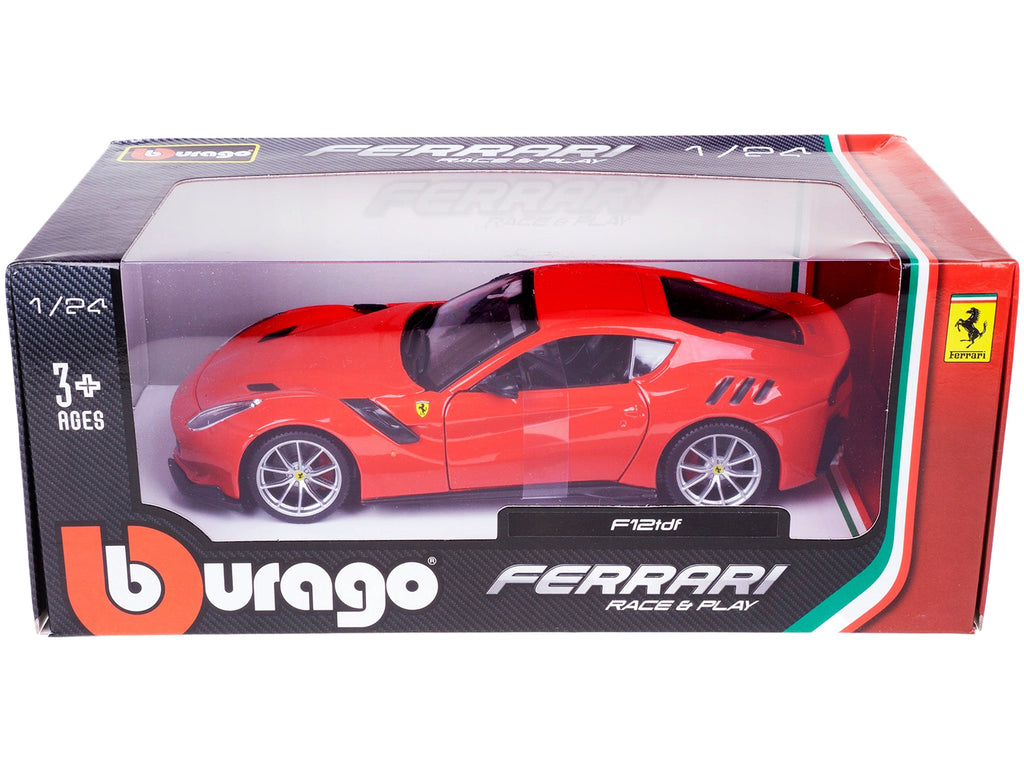 Ferrari F12 TDF Red 1/24 Diecast Model Car by Bburago - image 3
