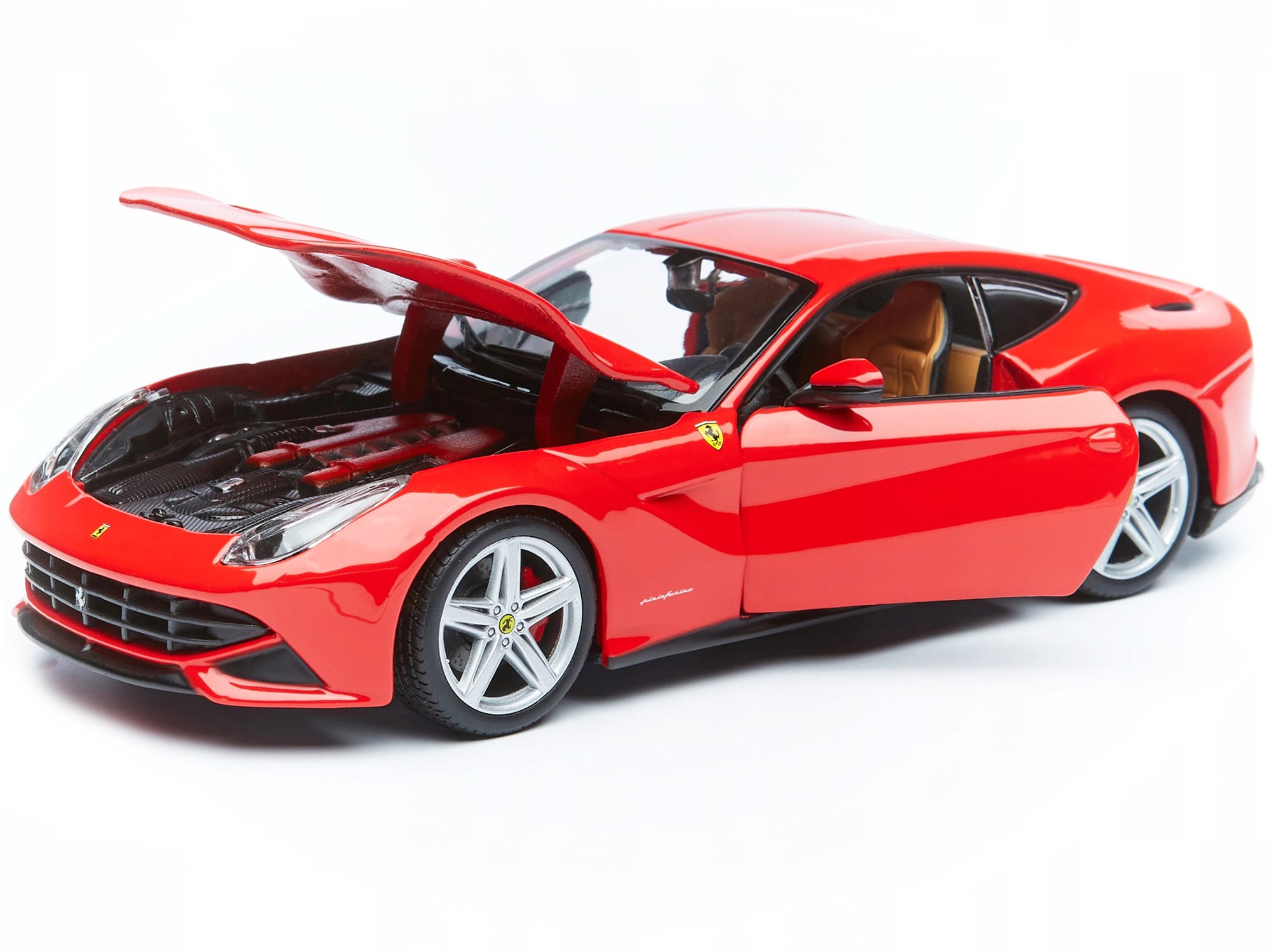 Ferrari 488 Pista Red with White and Blue Stripes 1/24 Diecast Model Car by Bburago - image 3