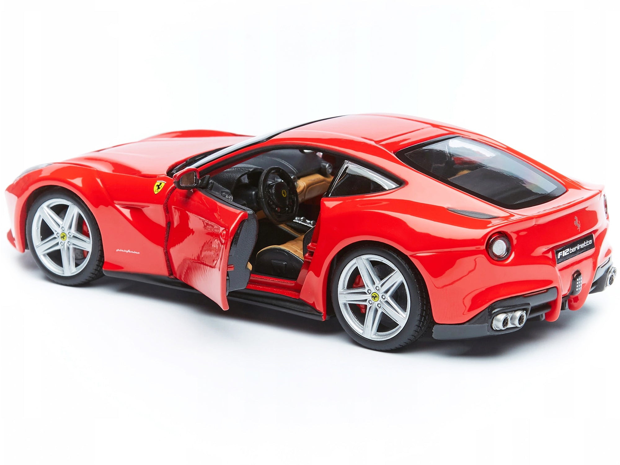 Ferrari 488 Pista Red with White and Blue Stripes 1/24 Diecast Model Car by Bburago - image 2