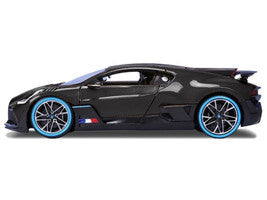 Bugatti Divo Carbon Fiber with Blue Accents "Carbon Series - Bburago 50th Anniversary" 1/18 Diecast Model Car by Bburago - image 2