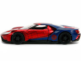 2017 Ford GT "Spider-Man" Theme "Marvel" Series 1/32 Diecast Model Car by Jada - image 3