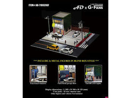 Akina Tofu Shop Diorama Set "American Diorama X G-Fans" Series for 1/64 Scale Models by American Diorama - image 6