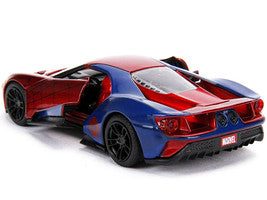 2017 Ford GT "Spider-Man" Theme "Marvel" Series 1/32 Diecast Model Car by Jada - image 4