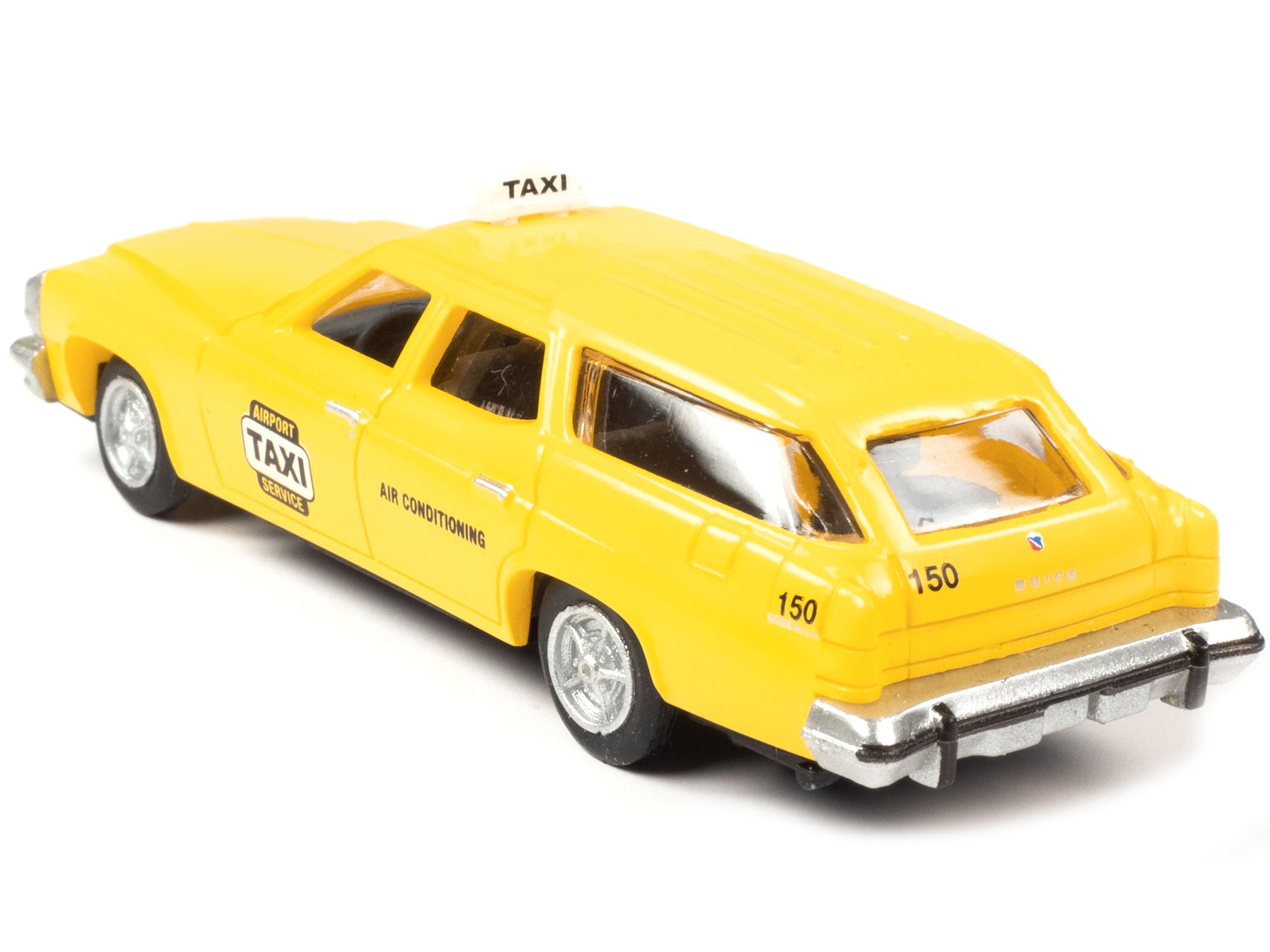 1974 Buick Estate Station Wagon Taxi Yellow 1/87 (HO) Scale Model by Classic Metal Works - image 2