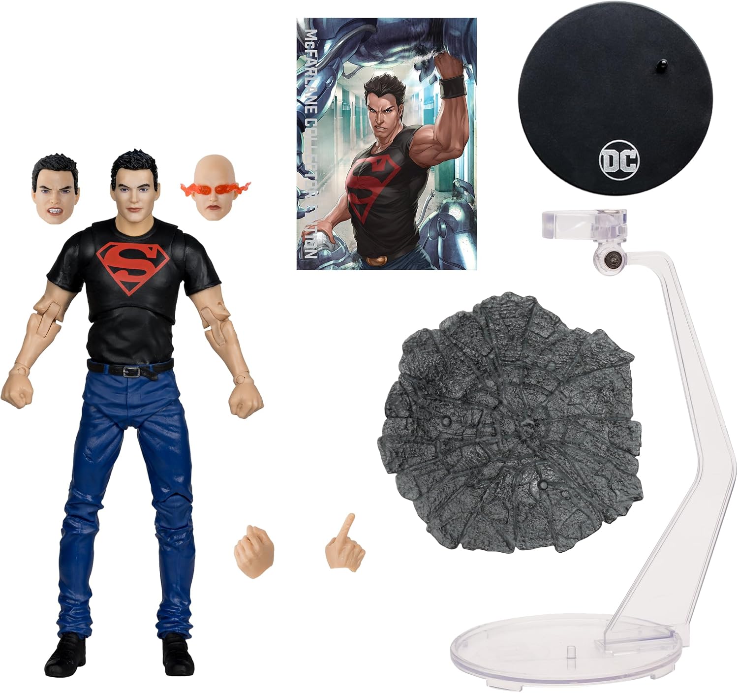 DC Multiverse Collector Edition 7 Inch Action Figure Wave 5 - Conner Kent (Teen Titans) Platinum Edition