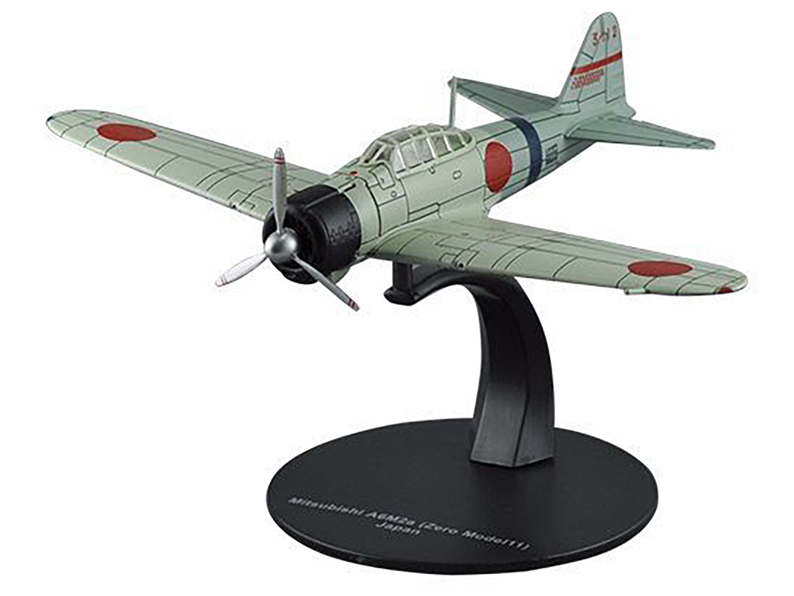 Mitsubishi A6M2a "Zero" Fighter Aircraft "Imperial Japanese Navy Air Service" 1/72 Diecast Model by DeAgostini - image 2
