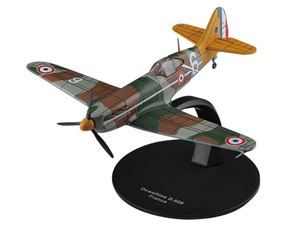 Dewoitine D.520 Fighter Aircraft "French Air Force" 1/72 Diecast Model by DeAgostini - image 2