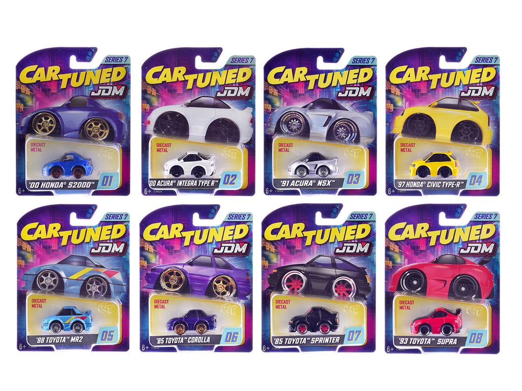 JDM Tuners Series 7 Set of 8 Pieces Diecast Model Cars by CarTuned — photo 1