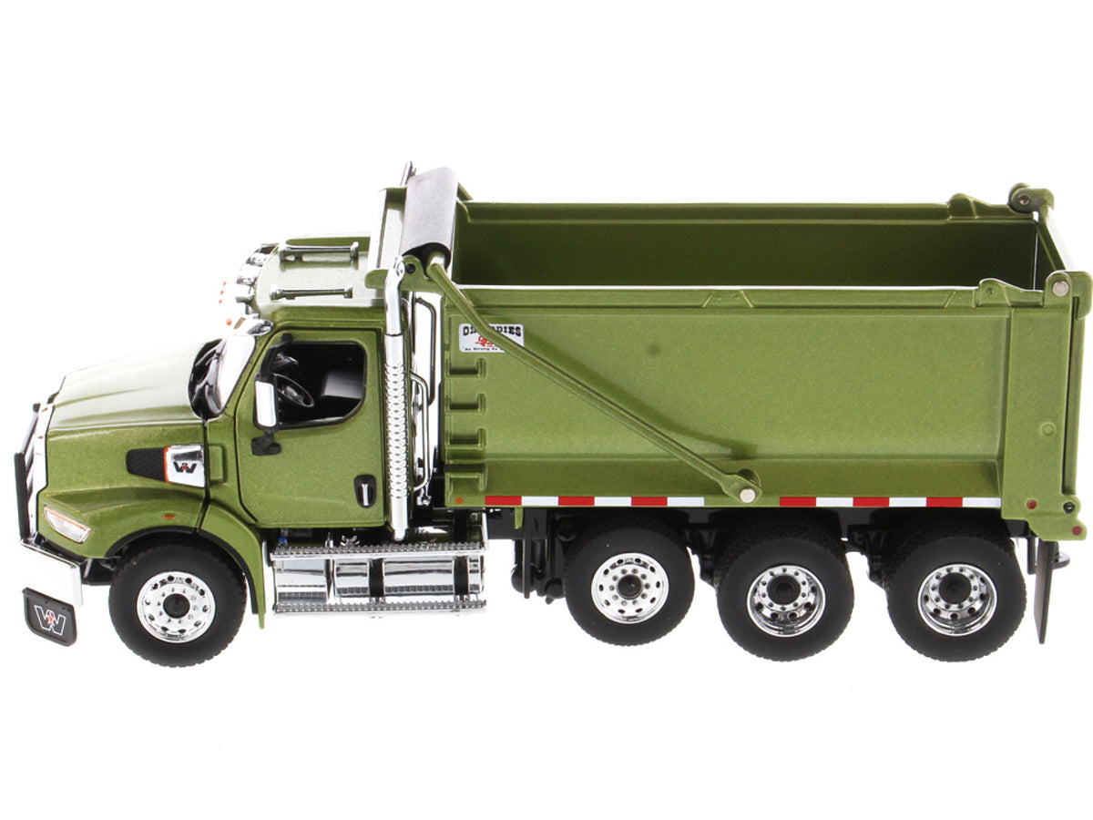Western Star 49X SBFA OX Bodies Stampede Dump Truck Olive Green Metallic "Transport Series" 1/50 Diecast Model by Diecast Masters - image 3