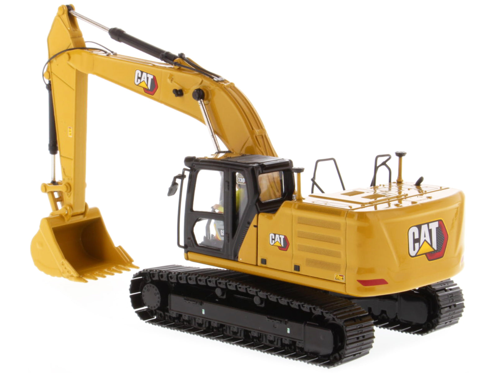 Cat Caterpillar 330 Hydraulic Excavator Next Generation with Operator "High Line Series" 1/50 Diecast Model by Diecast Masters - image 2