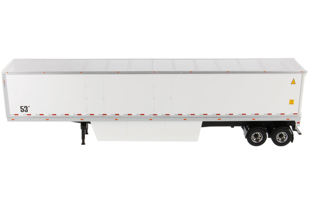53' Dry Cargo Van Trailer White "Transport Series" 1/50 Diecast Model by Diecast Masters - image 2