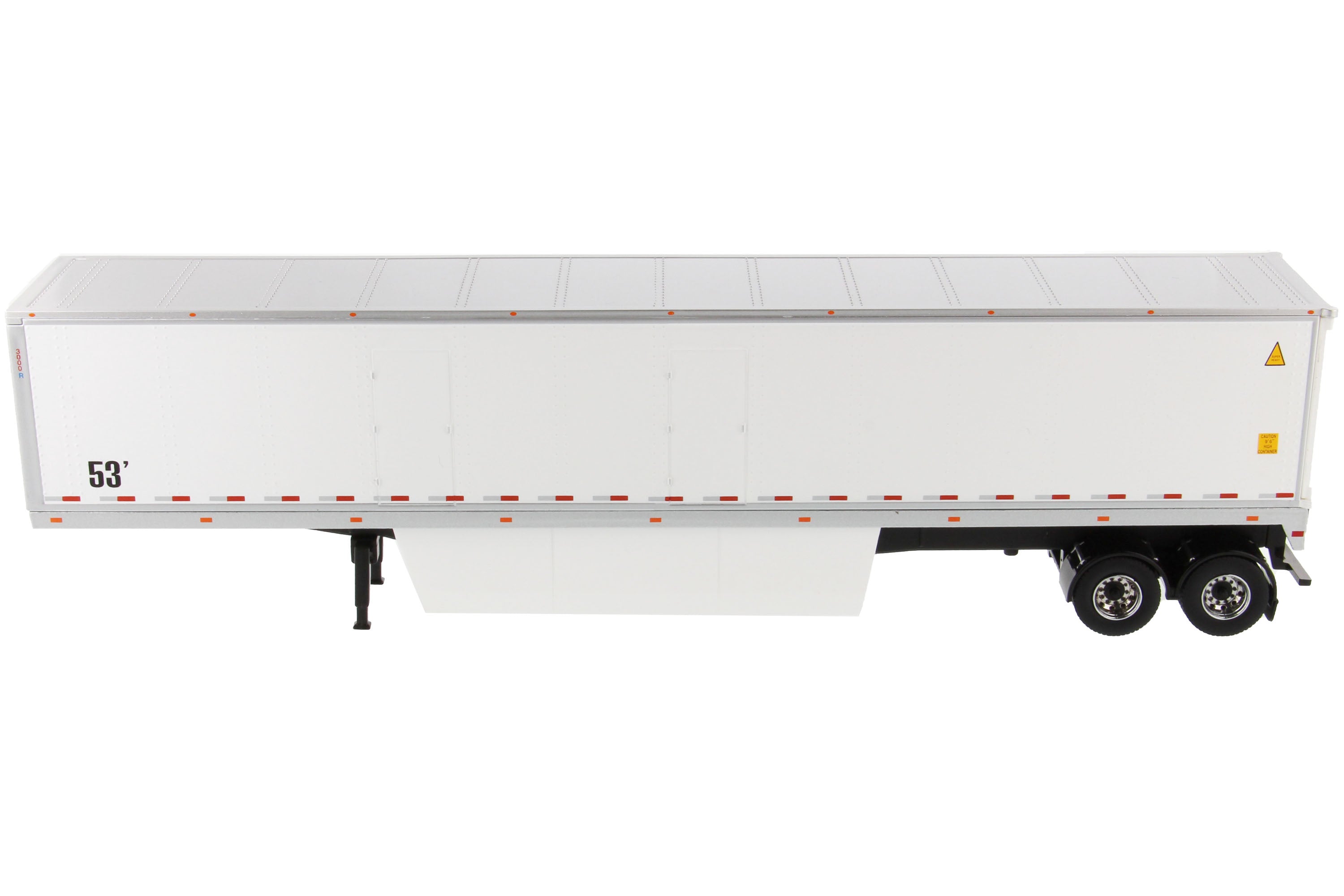 53' Dry Cargo Van Trailer White "Transport Series" 1/50 Diecast Model by Diecast Masters - image 2