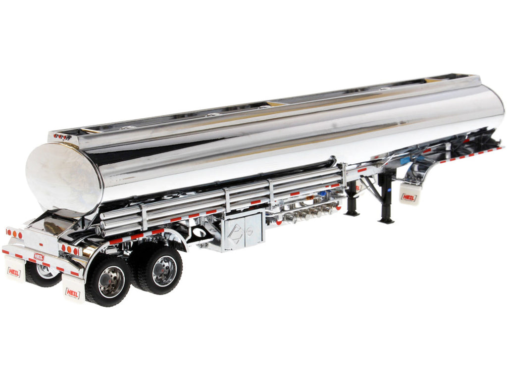 Heil Fleet Duty TM 9300/DT-C4 Petroleum Tanker Trailer Chrome "Transport Series" 1/50 Diecast Model by Diecast Masters - image 3