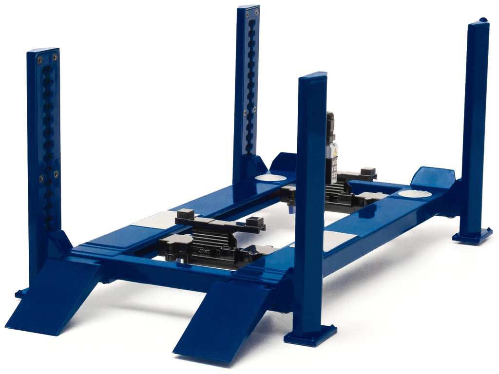 Adjustable Four Post Lift Blue for 1/18 Scale Diecast Model Cars by Greenlight - image 3