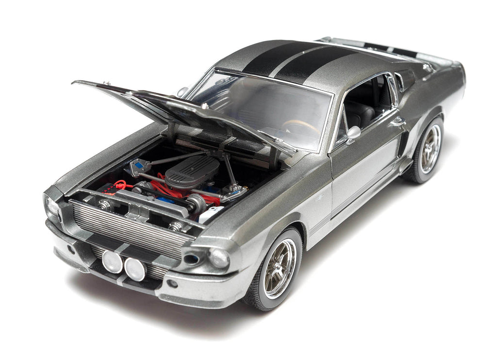 1967 Ford Mustang Custom "Eleanor" Gray Metallic with Black Stripes "Gone in 60 Seconds" (2000) Movie 1/18 Diecast Model Car by Greenlight - image 2