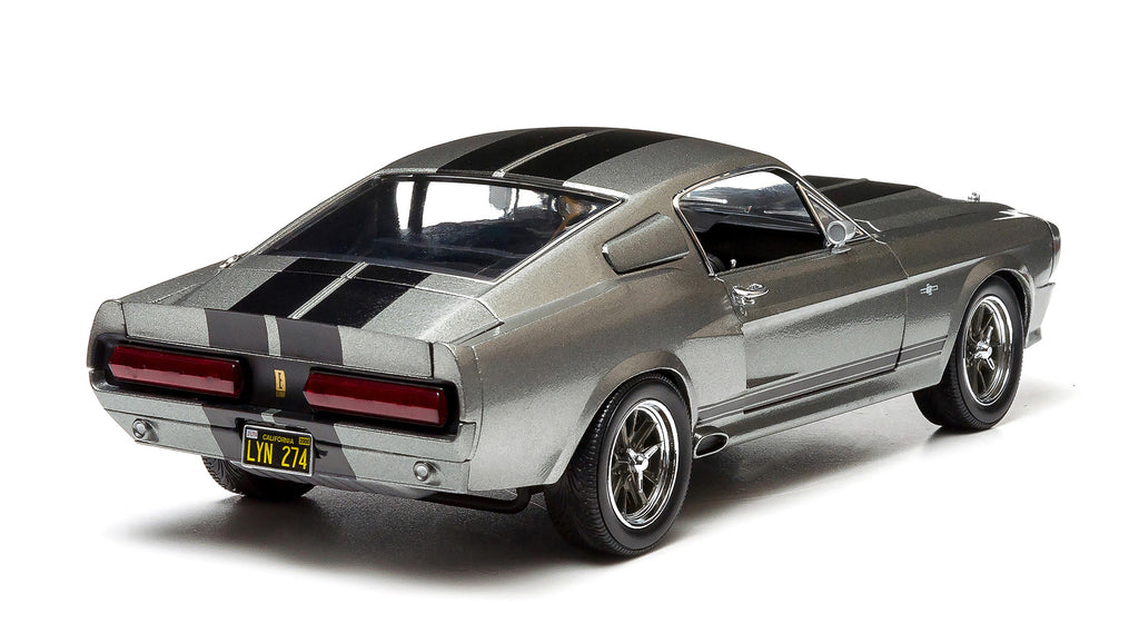1967 Ford Mustang Custom "Eleanor" Gray Metallic with Black Stripes "Gone in 60 Seconds" (2000) Movie 1/18 Diecast Model Car by Greenlight - image 5