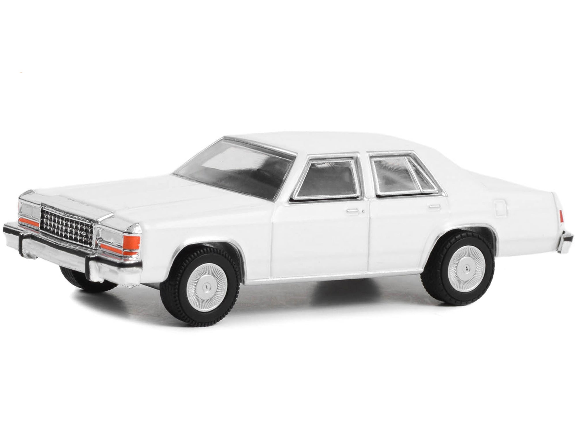 1980-1991 Ford LTD Crown Victoria Police White "Hot Pursuit" "Hobby Exclusive" Series 1/64 Diecast Model Car by Greenlight - image 3