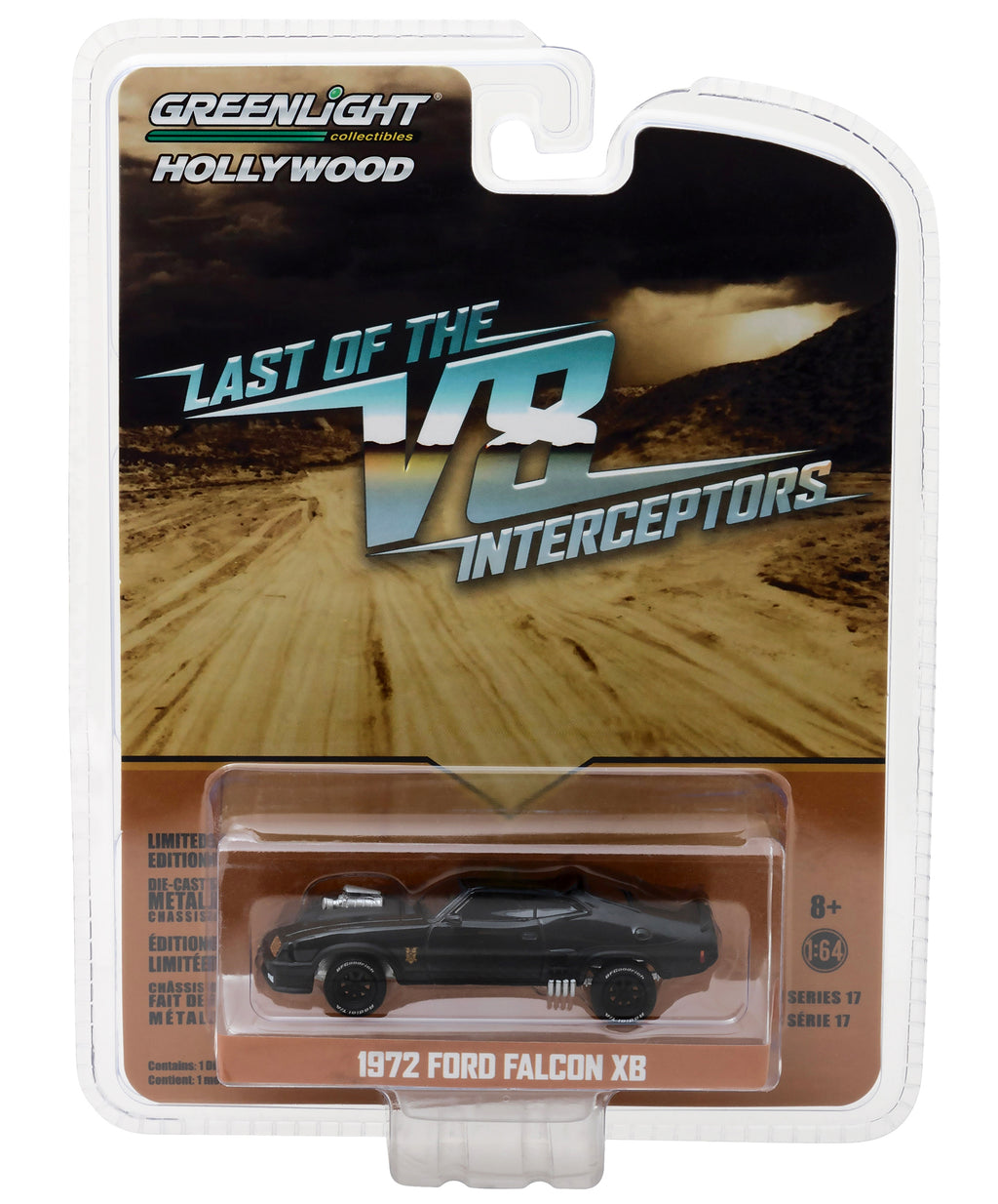 1973 Ford Falcon XB Black "Last of the V8 Interceptors" (1979) Movie "Hollywood Series" Release 17 1/64 Diecast Model Car by Greenlight - image 3