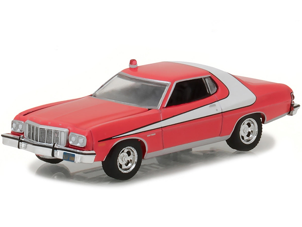 1976 Ford Gran Torino Red with White Stripe "Starsky and Hutch" (1975-1979) TV Series "Hollywood Series" Release 18 1/64 Diecast Model Car by Greenlight - image 2