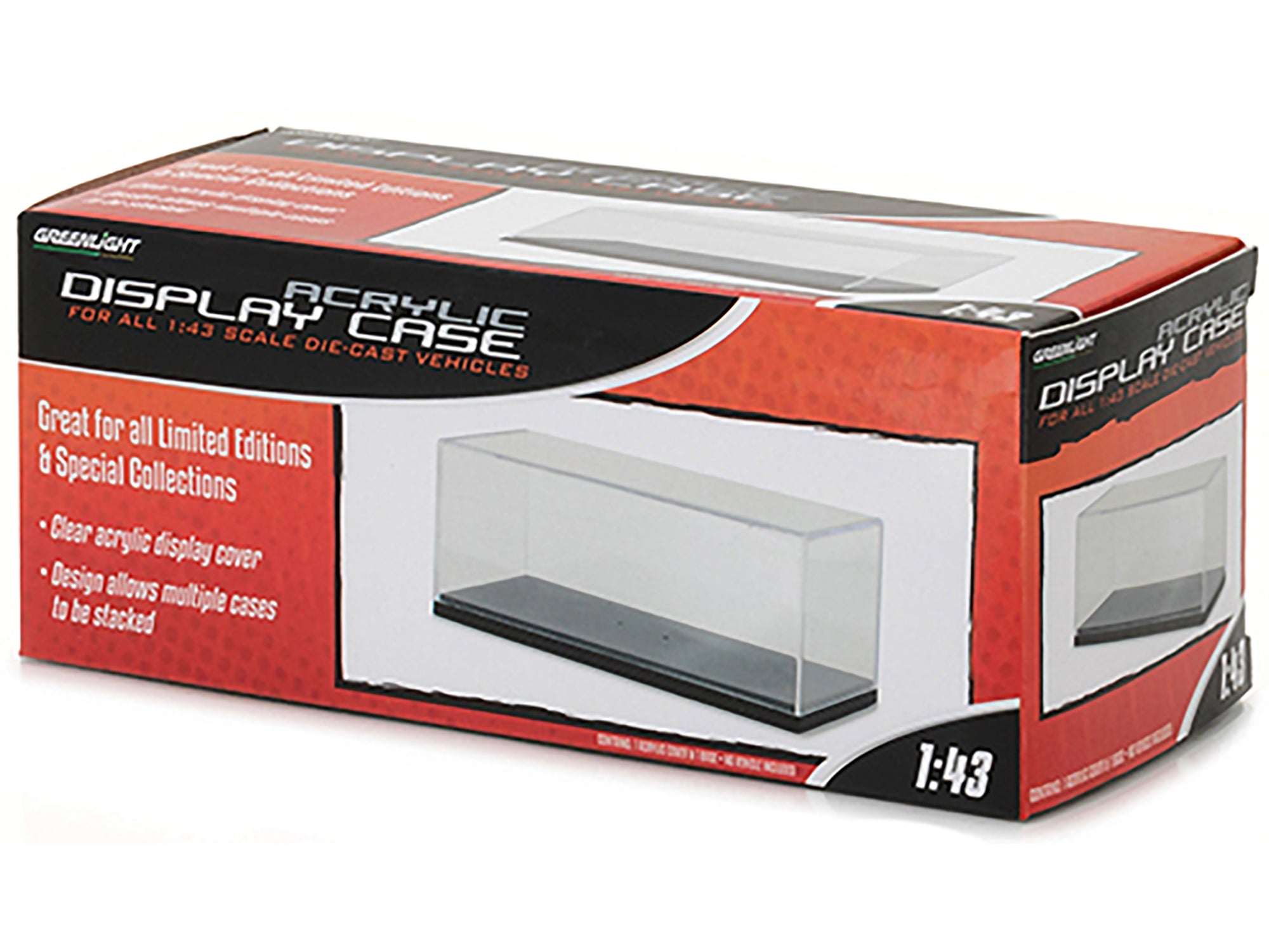 Acrylic Display Show Case with Plastic Base for 1/43 Scale Model Cars by Greenlight - image 3