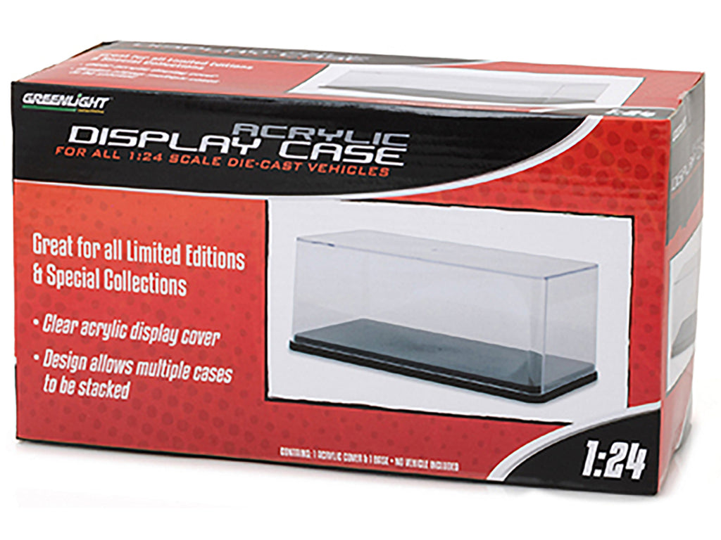 Collectible Display Show Case with Black Plastic Base for 1/24 Scale Models by Greenlight - image 3
