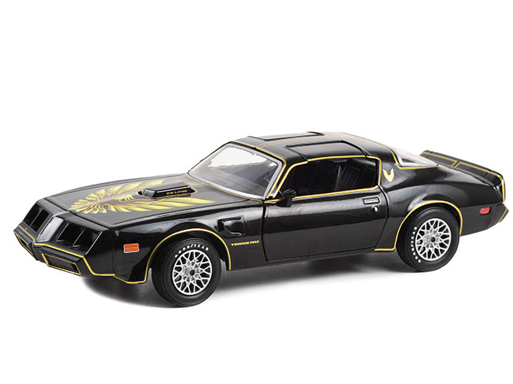 1979 Pontiac Firebird T/A Trans Am Black with Hood Phoenix "Rocky II" (1979) Movie 1/24 Diecast Model Car by Greenlight - image 2