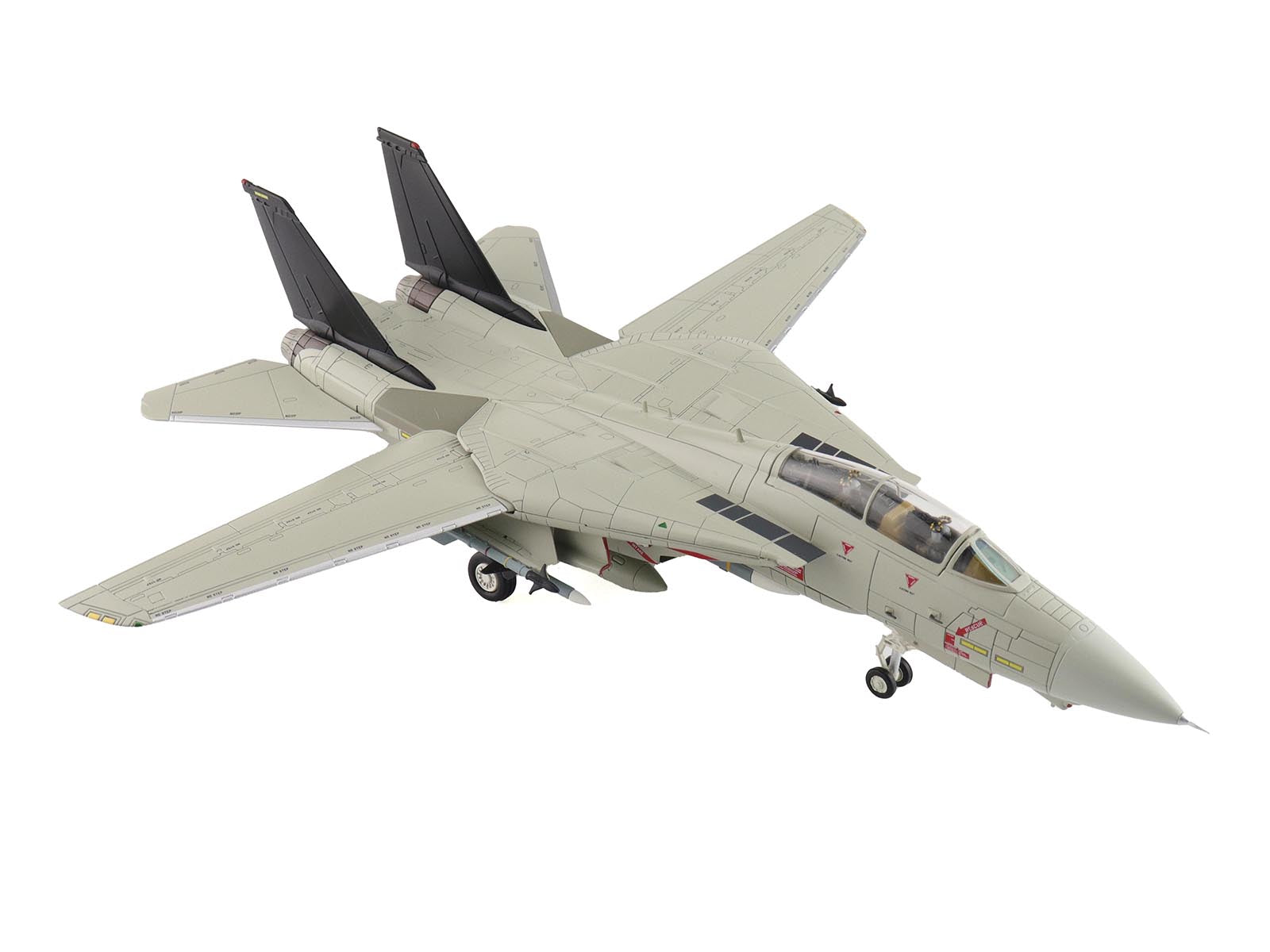 Grumman F-14A Tomcat Fighter Aircraft "Bandit Rogue Nation" United States Navy "Air Power Series" 1/72 Diecast Model by Hobby Master - image 3