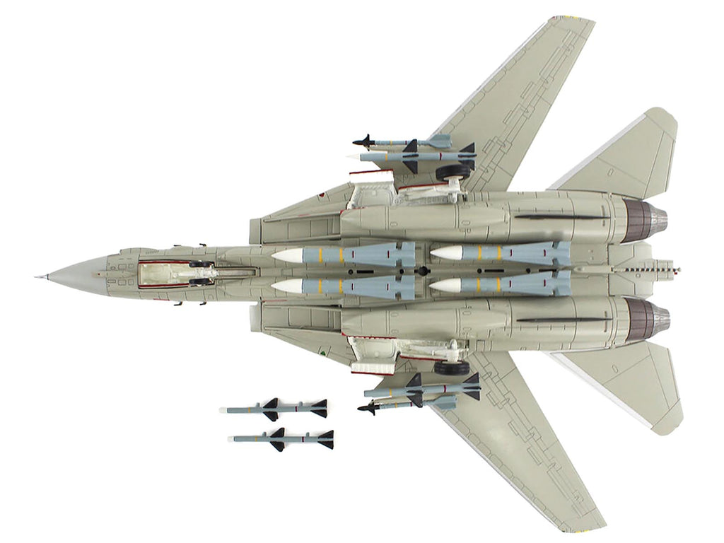 Grumman F-14A Tomcat Fighter Aircraft "Bandit Rogue Nation" United States Navy "Air Power Series" 1/72 Diecast Model by Hobby Master - image 4
